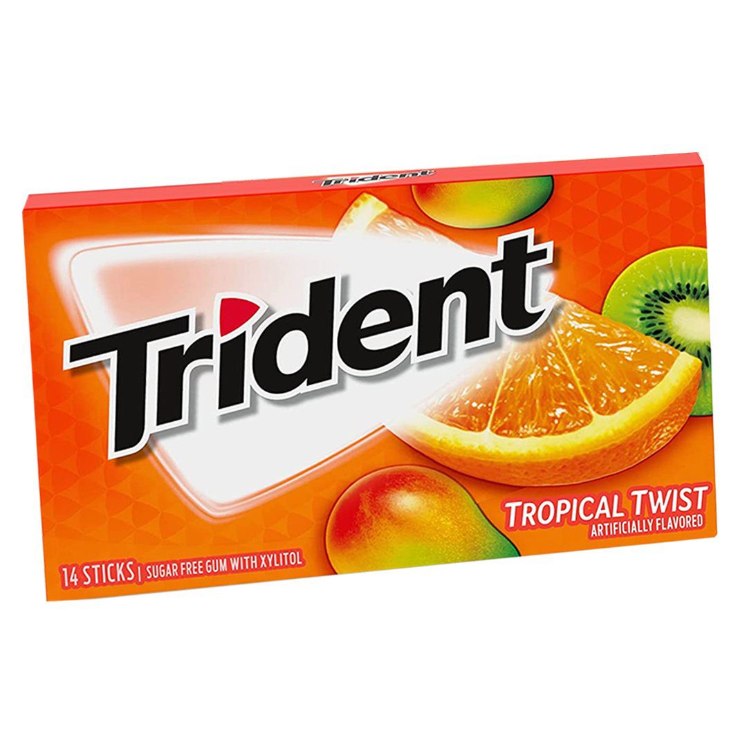 trident-tropical-twist-flavor-chewing-gum-544844.jpg Trident Tropical Twist Flavor Chewing Gum - Image 1