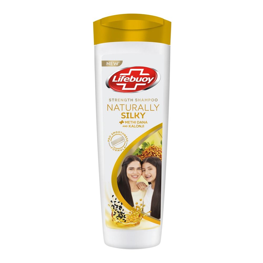zx1303876-1.jpg Lifebuoy Naturally Silky + Methi Dana And Kalonji Strength Shampoo, 175ml - Image 1